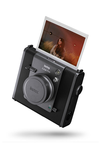 Fujifilm كاميرا INSTAX WIDE EVO باللون الأسود