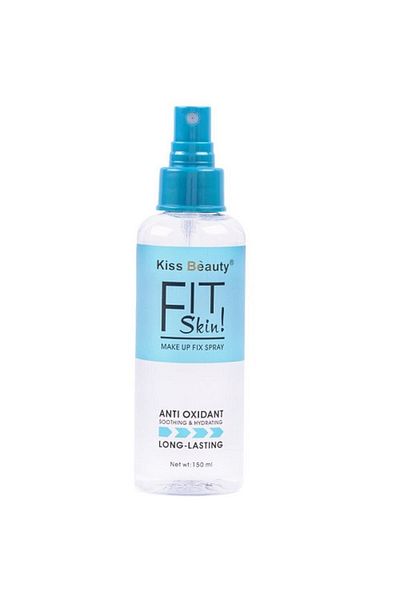 Kiss Beauty Sprej Fixare Machiaj, Rezistent 24H, Kiss Beauty, Fit Skin, Anti-Oxidant, 150 ml
