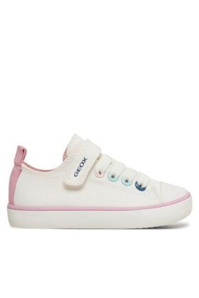 Geox girls' sneakers J454NA-00010 white