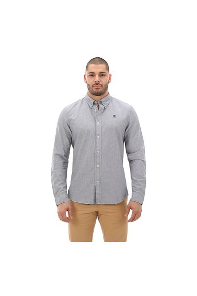 Timberland B0a6gpnb681-r Ανδρικό γκρι πουκάμισο Oxford