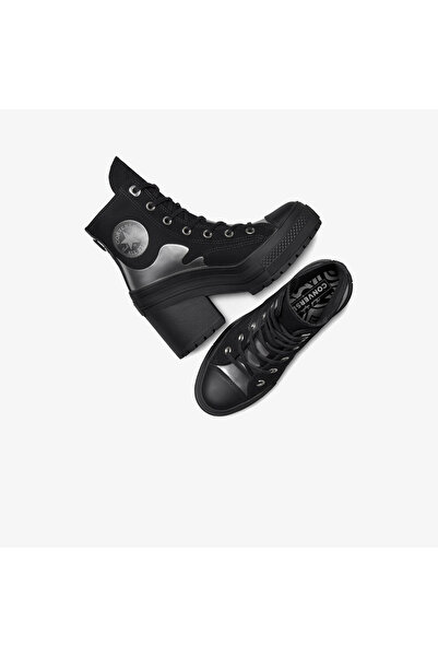 Converse Chuck 70 De Luxe Heel Chrome Unisex Siyah Platform Sneaker