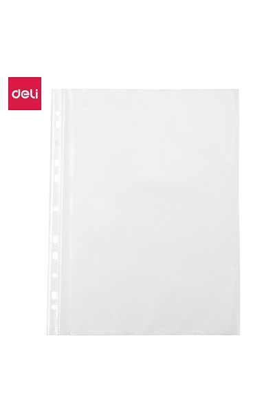 Deli Sheet Protector TRANSPARENT EF20102