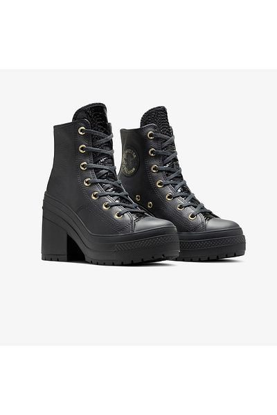 converse Chuck 70 De Luxe Heel - Women's Black Casual Shoes A12346C