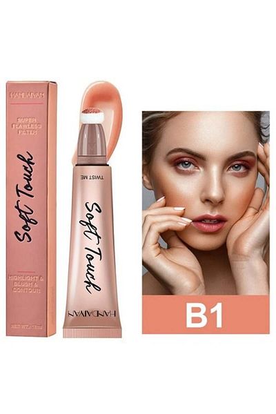 Handaiyan Rozjasňovač na obrazy, Handaiyan, Soft Touch, Highlighter & Blush, B1, 12 ml