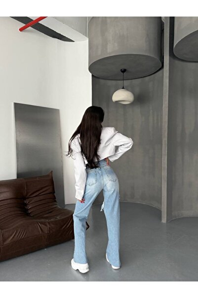 DENİKK TREND SPECIAL DESIGN ΠΛΑΤΗ ΠΟΔΙ PALAZZO JEAN ΤΕΝΙΝ ΠΑΝΤΕΛΟΝΙ ΛΕΠΤΟΜΕΡΕΙΑΣ