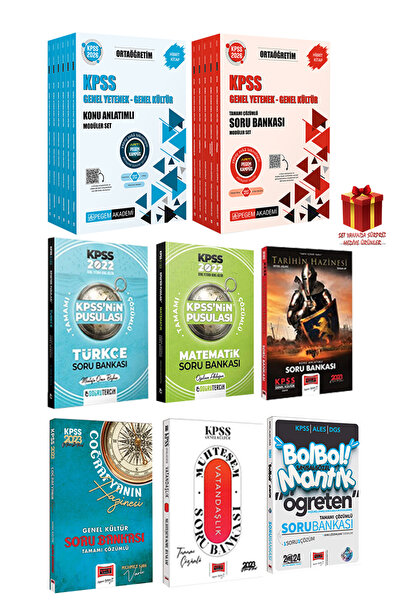 Pegem Akademi Yayıncılık Pegem Akademi KPSS Orta Öğretim Set- Tüm Dersler Sor...