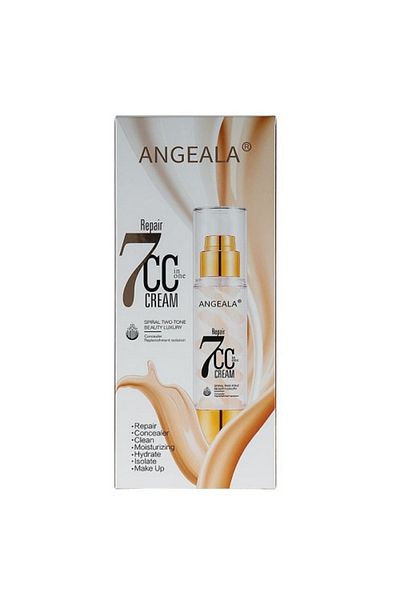 Angeala Fond de ten CC krém, toate tipurile de ten, Angeala, 50 g