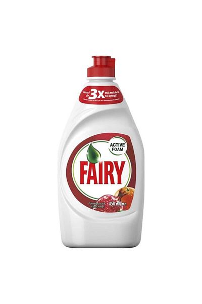 Fairy Detergent de vase cu rodie și portocală roșie, 450 ml