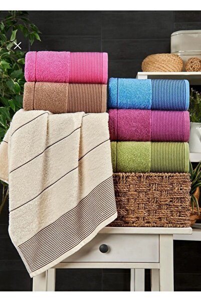 ENESSA Σετ 6 Πετσέτες 50*90 εκ. Πετσέτες προσώπου