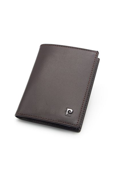 Pierre Cardin Brown Analine Leather Credit Card Holder 032D06