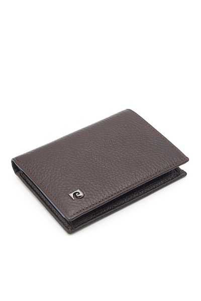 Pierre Cardin Leather Brown Floater - 032A42 Credit Card Holder