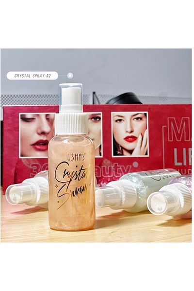 Ushas Sprejový iluminátor de corp, Ushas, ​​Crystal, 02, 80 ml