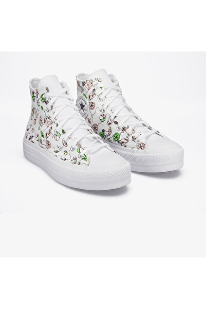 Converse Chuck Taylor All Star Lift Pink Lemonade Unisex White Platform Sneaker