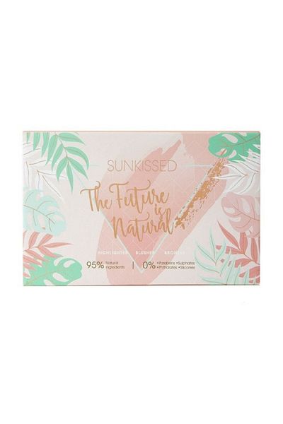 Sunkissed Paleta Iluminator, ρουζ και bronzer, Sunkissed, The Future Is Natural