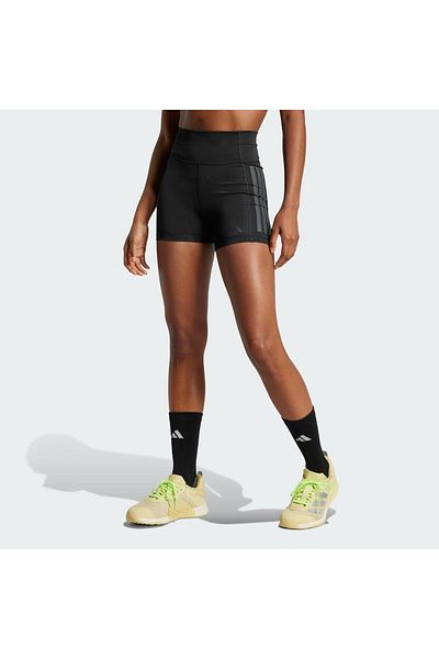 adidas Colanți pentru femei Optime 3 Stripes 1/4