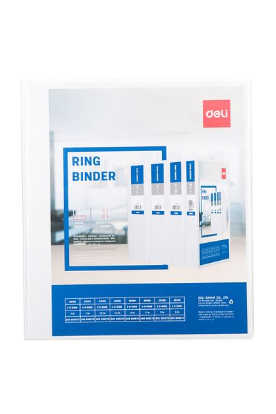 Deli Ring Binder WHITE E5616N