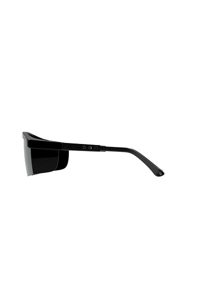 Baymax S-400 Standard Black Protective Welding Work Glasses (12 Pieces) - 1 Box
