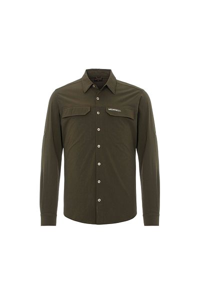 Merrell Gusto Men's Outdoor Tactical Shirt Khaki M23GUSTO