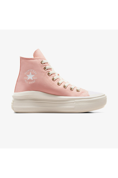 Converse Chuck Taylor All Star Move Unisex Pembe Platform Sneaker