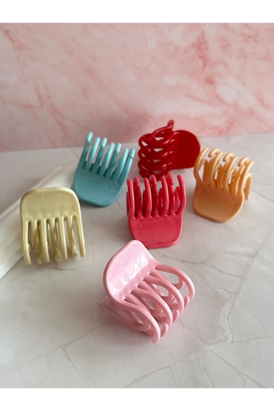 CSR AKSESUAR 6 Adet Çift Dişli Mandal Toka