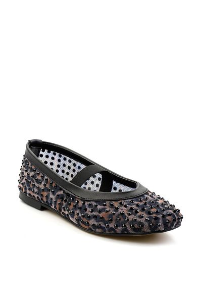 Bambi Leopard Black Women's Ballerina Ballet K 01503726187