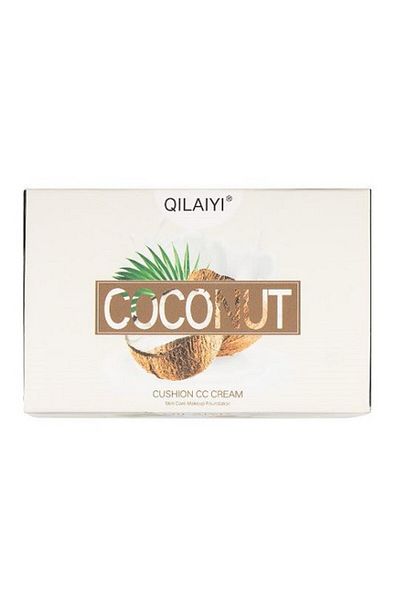Makeup Air Cushion CC Cream Foundation, , Coconut, 01 Ivory, 15 G, With Brush