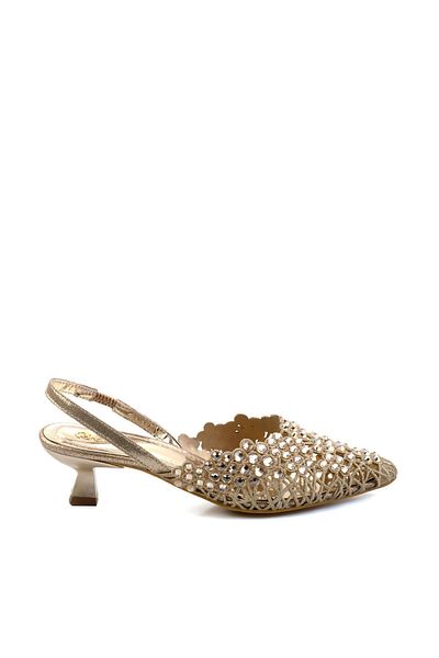 Bambi Gold Women's Evening Dress Shoes K 01823122078