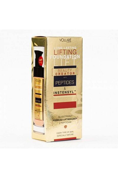 Vollare Anti-Wrinkle Foundation, Lifting, Peptides, 603 Honey