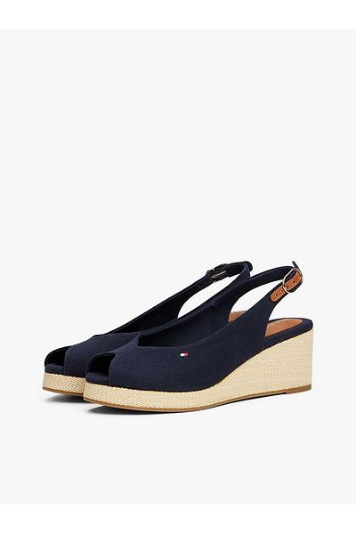Tommy Hilfiger FLAG MID WEDGE ESPAD SLINGBACK