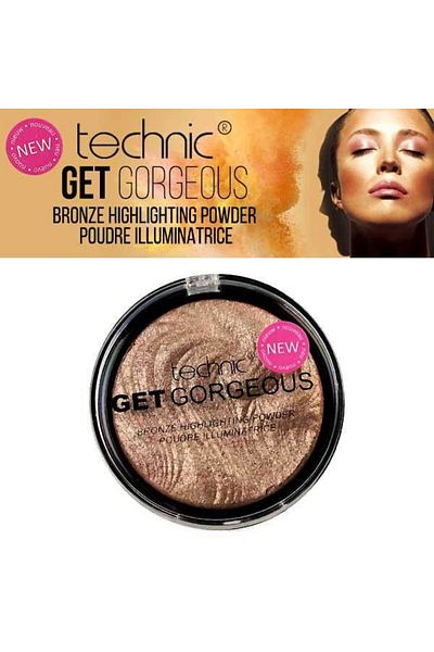 TECHNIC Pudra Iluminatoare Bronzanta Get Gorgeous Bronze Highlighting Powder
