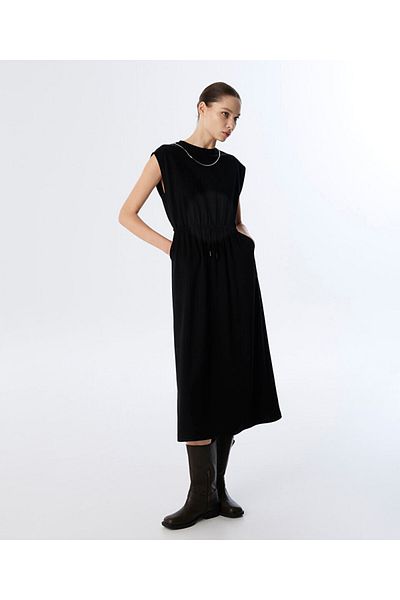 Twist Dress with Metal Accessories