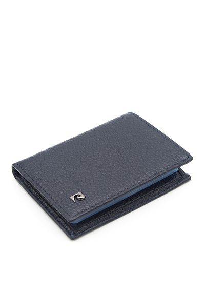 Pierre Cardin Navy Blue Floater Leather Credit Card Holder 032A38