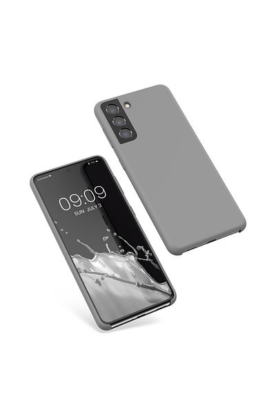 KWmobile Case For Samsung Galaxy S21, Gray, Silicone, 54056.155