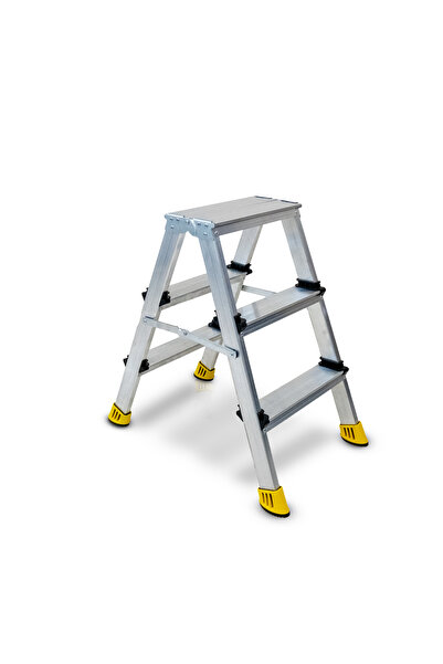 Beykon 3+3 Gold Çift Çıkışlı Alüminyum Merdiven