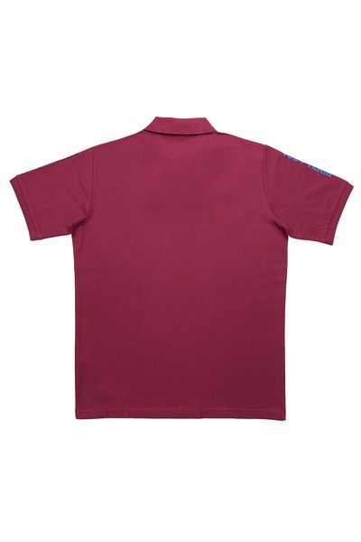 Masimar 100% Cotton Polo Neck T-Shirt with Print Detail