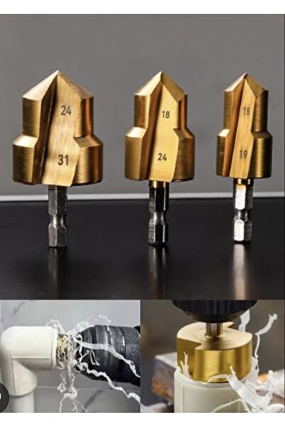 kölner Pvc Boru Havşası Pprc Boru Onarımı Için Rayba 3lü Matkap Uc Kutulu Bor...