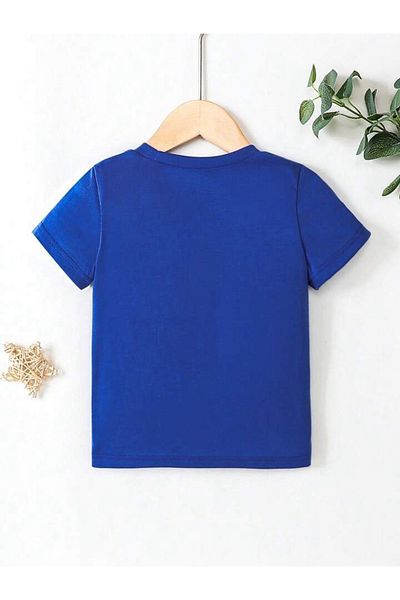 vinraus Tricou din bumbac pieptănat cu imprimeu Sax Blue Steal Your Snacks pentru fată/băiat