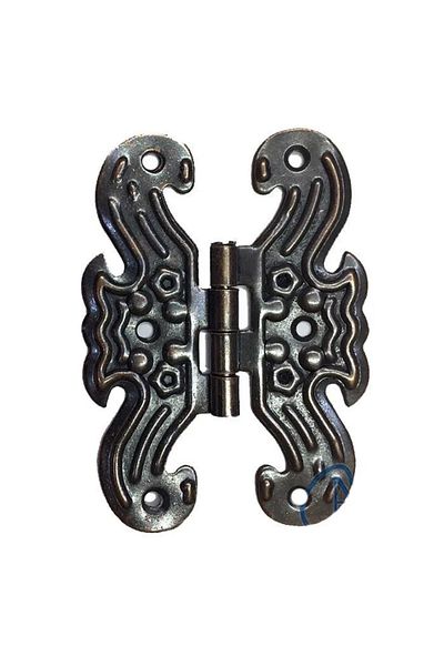 Bare & Bold Decorative, Sheet Metal Butterfly Hinge - Large, Antique, 1 Piece