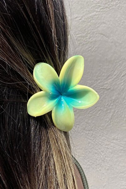 TakıDolabı Κίτρινο και μπλε χρώμα με κούμπωμα λουλουδιών λωτού