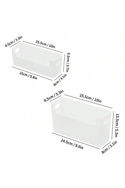 Choice A Style Clear 2pcs Worthbuy Multifunctional Plastic Storage Rack Holder Punch Free Wall-mounte Stora