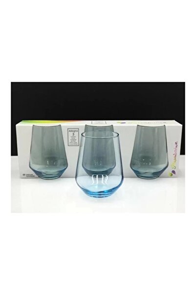 Paşabahçe 41536 Allegra Bardak 3lü 425cc Mavi
