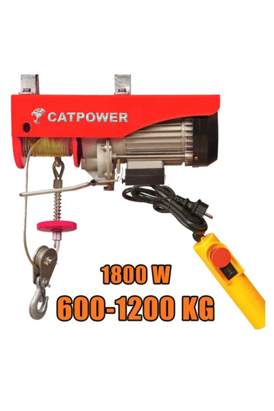 Cat Power Catpower 7751 Elektrikli Vinç 600-1200 Kg 1800W