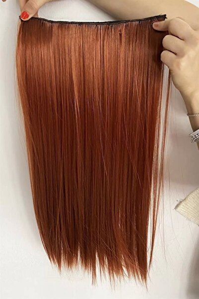 TakıDolabı Rezistent la căldură Half Moon Hair Snap Straight Cupru 70cm 140gr