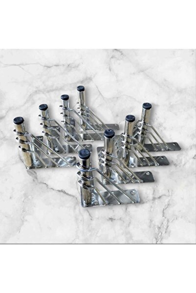 Mespaş Mespaş 12 Cm Telli̇ Ayak Krom (gümüş) Mobi̇lya Ayaklari 20256 Stly