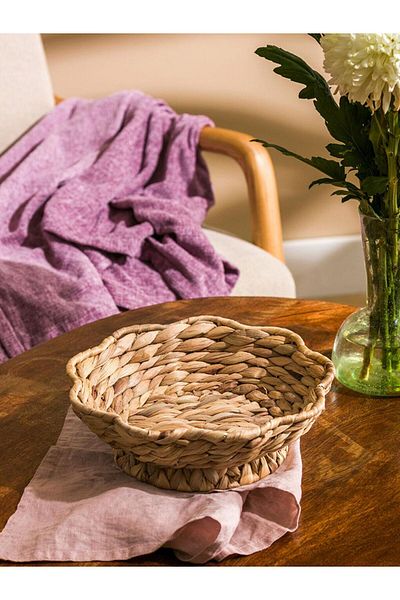 LC Waikiki Lcw Home Wicker Decorative Basket 24 cm
