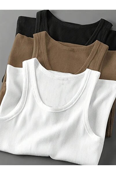 Moda Akai Tricou pentru bărbați Halter Collar Sportsman Lycra 3 piese