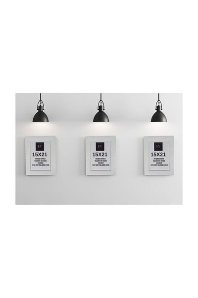 Hometaş Ev Ürünleri 3Pcs 15X21Cm Picture Poster Random Photo Frame Can Be Hung on Desktop and Wall