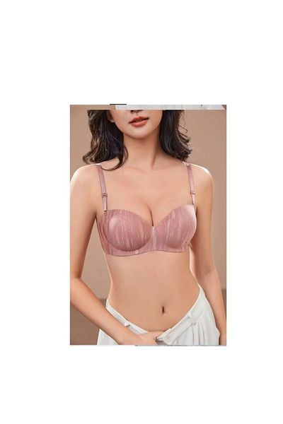 F.K Στράπλες Dusty Rose Bra - Κοπή με λέιζερ και υποστήριξη χωρίς σύρμα