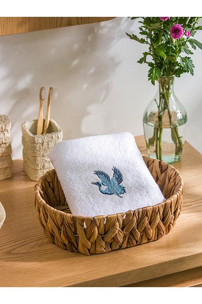 LC Waikiki LCW HOME Πετσέτα Προσώπου Βαμβακερή Κεντημένη Πουλί 50x80 εκ.