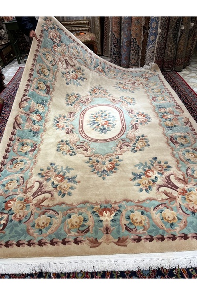 RD RAMAZAN DAĞ EL HALI SANATI El Dokuma Kabartmalı çin Halısı Ebat 300x213